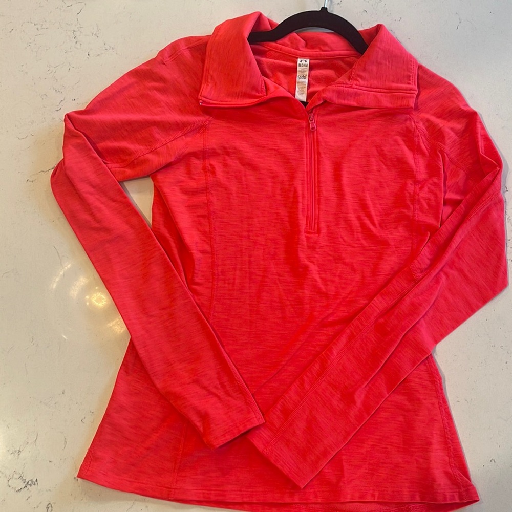 Women’s Under Armour Cold Gear Pink Quarter Zip